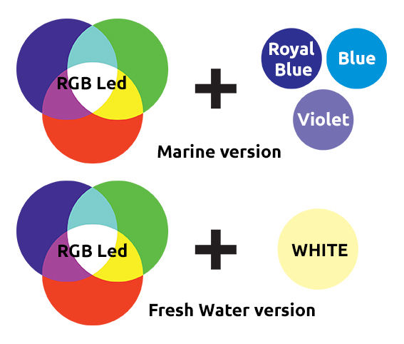 Blau Nano Lumina RGB+
